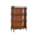 HIGH CHESS Solid Wood Bookcase Shelves Mahogany Bookcase Wood in Brown | 57.48 H x 35.43 W x 15.74 D in | Wayfair PSN147FLN480XE78R