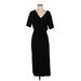 G-Star RAW Casual Dress - Midi: Black Solid Dresses - Women's Size X-Small