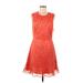 Hutch Casual Dress - A-Line: Orange Dresses - New - Women's Size 8