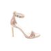 Kenneth Cole New York Heels: Strappy Stilleto Cocktail Gold Solid Shoes - Women's Size 9 - Open Toe