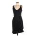 Vero Moda Casual Dress - Sheath: Black Solid Dresses - Women's Size 38