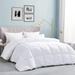 Alwyn Home All Season Microfiber Down Alternative Comforter Microfiber in White | 120 H x 98 W x 1 D in | Wayfair A3F37C0CED5547E8A83D795683A4E31D