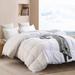 Alwyn Home All Season Microfiber Down Alternative Comforter Microfiber in White | 106 H x 90 W x 1 D in | Wayfair C87A73003A984D1A8C84697F91EDF57A