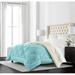 Alwyn Home All Season Microfiber Down Alternative Comforter Microfiber in Blue/White | 80 H x 60 W x 2 D in | Wayfair