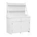 Arlmont & Co. Oronzo Fir Wood Potting Bench Wood in White | 65 H x 47.2 W x 22.8 D in | Wayfair 8532D55BB7F347FD8905BF279710D767