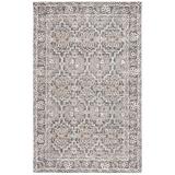 White 96 x 60 x 0.38 in Indoor Area Rug - Bungalow Rose Square Paesyn 6' X 6' Square Area Rug Polyester/Wool | 96 H x 60 W x 0.38 D in | Wayfair