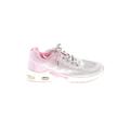 Fashion Sneakers: Athletic Chunky Heel Casual Pink Shoes - Women's Size 41 - Round Toe