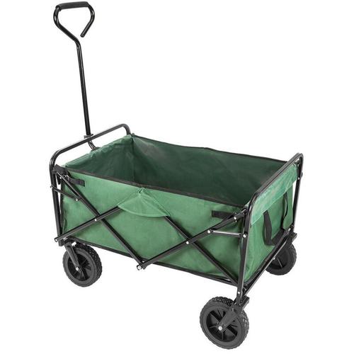 Faltbarer Bollerwagen bis 80 kg - 90 x 50 x 120 cm - Neo Tools