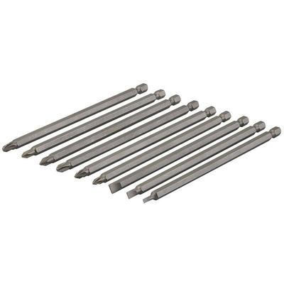 Silverline - Extra-lange Schraubendreherbits, 9-tlg. Satz 150 mm Image