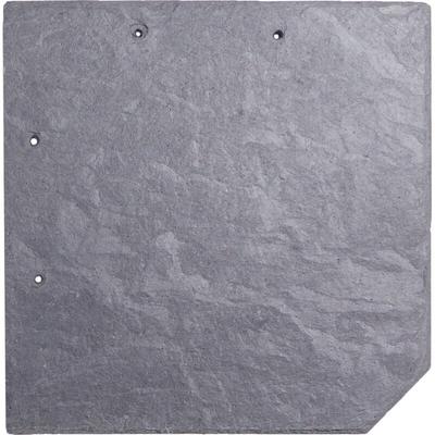 Naturschiefer Wabe 20 x 20 cm uv- und witterungsbeständig langlebig hagelfest Image