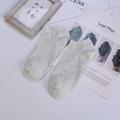 [5 Pairs] Comfy Ankle Socks, Solid Color Ankle Sock Pack, Women's Stockings Hosiery