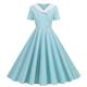 Retro Vintage 1950s Vintage-Kleid Swing-Kleid Flare-Kleid Damen Karneval Casual Kleid