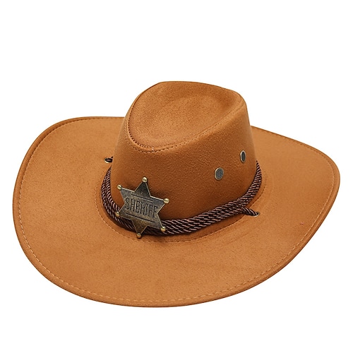 18. Jahrhundert 19. Jahrhundert Bundesstaat Texas Cowboyhut Westlicher Cowboy Amerikanisch Kostüm Herren Damen Urlaub Alltagstauglich Erwachsene Hut Image