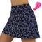 Damen Hosenrock Shorts Fahhrad Röcke Unten MTB Mountain Rennrad Sport Blumen Pflanzen 3D-Pad Radfahren Atmungsaktiv Schnelltrocknend Schwarz Rot Spandex Bekleidung Fahrradbekleidung