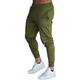 Herren Jogginghose Trainingshose Jogginghose Jogger Trainingshosen Trainingshose Sporthose Tasche Elastische Taille Feste Farbe Leichtgewichtig Casual Täglich Hose sportlich Schwarzine Wein