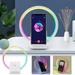 QTOCIO Bluetooth Speaker Decoration Smart Light Bluetooth Speaker 15W Charging Colorful Bed Versatility Horn