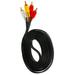 Video Wire Audio/Video Composite Cable Line TV Cord Replacement Lotus Core Copper Sheath PVC