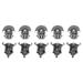 10 Pcs Braided Hair Beard Ornament Jewlery Ancient Skull Alloy Man