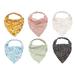 6 Pcs Triangular Binder Headscarf Bandanas for Women Scrunchies Hair Women s Miss