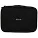 Black 3 Layers Waterproof Makeup Bag Cosmetic Bags Travel Organizer Mini Train Case with Adjustable Dividers for Cosmetics Makeup Brushes