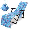 Apmemiss Clearance Beach Chair Cover Printed Beach Towel Polyester Cotton Lounge Chair Towel Deals of the Day Clearance