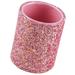 Makeup Brush Storage Bucket Holder Vanities Vanity Table Alloy Box Pink Pu