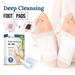 Blueek Deep Cleansing Foot Pads Dampness Removing Foot Patch Dampness Removing Toxin Relieving Fatigue Relieving Muscle Soreness 10 Tablets