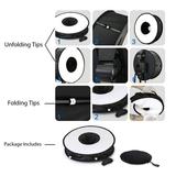 GlorySunshine Foldable 46cm Ring Softbox Macro Ring Flash for Canon Nikon Sony