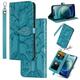 Samsung Galaxy A42 5G Case Samsung Galaxy A42 5G Wallet Case Magnetic Closure Embossed Tree Premium PU Leather [Kickstand] [Card Slots] [Wrist Strap] Phone Cover For Samsung Galaxy A42 5G Blue