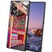 Vibrant-carnival-game-booths-4 phone case for Samsung Galaxy Note 20 Ultra 5G for Women Men Gifts Flexible Painting silicone Shockproof - Phone Cover for Samsung Galaxy Note 20 Ultra 5G