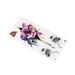 5pcs Flower Sticker Floral Disposable Water Color Decorative Sticker for Women Ladies Men (TL-066)