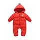 Slowmoose Fashion Winter Overalls Baby Clothes Hoodies, Newborn Jumpsuit / Snowsuit Coats Red-1052 12M