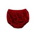 Slowmoose Kids Shorts-velvet Bottoms Bloomer Short Red 24M