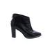 Ted Baker London Ankle Boots: Black Print Shoes - Women's Size 38 - Almond Toe