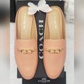 Coach Shoes | Coach Sienna Leather Slide Pink Casual Business Classic | Color: Pink | Size: 10