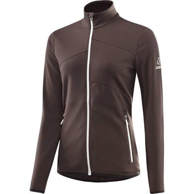 LÖFFLER Damen Rolli W MIDJACKET MERINO-FLEECE, Größe 44 in Grau