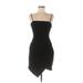 Trixxi Cocktail Dress - Bodycon: Black Solid Dresses - Women's Size Medium