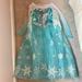 Disney Costumes | Disney Elsa Dress | Color: Blue/White | Size: 7/8