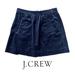 J. Crew Skirts | J. Crew Womens Mini Skirt Navy Blue Fine Wale Corduroy Side Pockets Sz 4 | Color: Blue | Size: 4