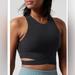 Athleta Tops | Athleta Nwt Women’s Conscious Cut Out Crop D-Dd Size Xs Color Black | Color: Black | Size: Xs