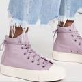 Converse Shoes | Converse Ctas Lift Platform Canvas Shoes Size 6.5 Women | Color: Purple/White | Size: 6.5