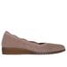 Skechers Women's Cleo Sawdust - Real Living Flats | Size 6.0 | Mocha | Textile