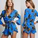 Free People Dresses | Free People | All The Right Ruffles Romper | Color: Blue | Size: Xs