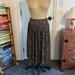 J. Crew Skirts | J Crew Leopard Cheetah Print Pleated Midi Skirt Black Tan Brown Size 4 | Color: Brown/Tan | Size: 4