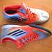 Adidas Shoes | Adidas F-10 Sz 7.5 Soccer Tf Shoe Cleat Turf | Color: Orange/Silver | Size: 7.5