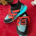 Adidas Shoes | Adidas Zero Ubersonic Tennis Shoes Sz 9 | Color: Blue/Orange | Size: 9