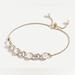 J. Crew Jewelry | J. Crew Adjustable Bracelet | Color: Gold/White | Size: Os