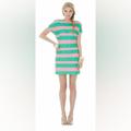 Lilly Pulitzer Dresses | Lilly Pulitzer Ames Colorblock Tropical Pin Cucina Stripe Sequin Dress | Color: Green/Pink | Size: L