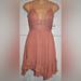 Free People Dresses | Free People Intimately Adella Slip Short Dress Rose Size Xs Nwt | Color: Pink | Size: Xs