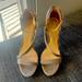 Jessica Simpson Shoes | Jessica Simpson Gold Heels Size 9 | Color: Gold | Size: 9